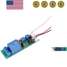 DC 24V Adjustable Cycle Time Delay Relay Module, Delay On/Off Timer Delay Swi...