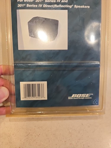 NEW WB-3 Bookshelf Speaker Wall Mounting Brackets BOSE 201 301 Series IV Sealed - Picture 7 of 7