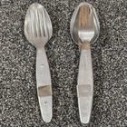 WW2 1945 British Military Compactum Cutlery Set Richards Sheffield Broad Arrow