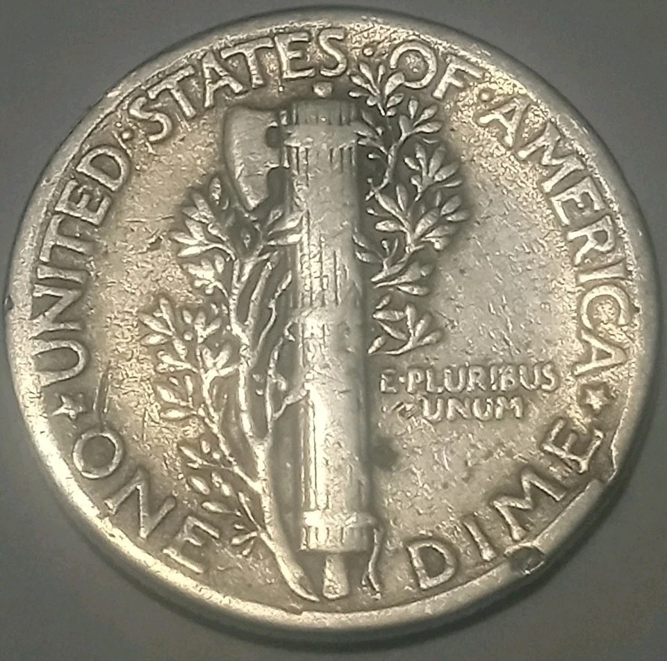 1944 W Mercury Winged Dime,In Cod We Trust,Silver Mint Error Coin,Free Shipping. - Image 3 of 3