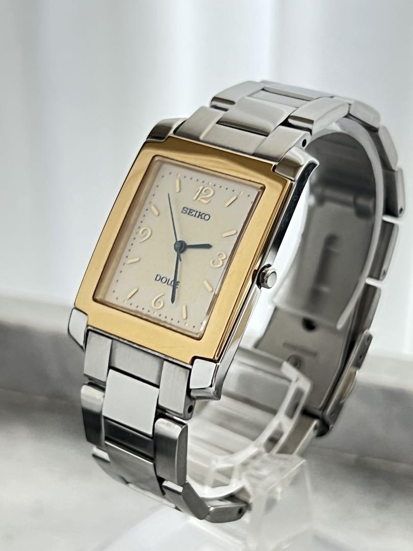 Watch Battery DOLCE 5A40 16cm Works Quartz 1998 Stainless SEIKO 5E61 26x36mm - VintageWatches.PK Watch Battery DOLCE 5A40 16cm Works Quartz 1998 Stainless SEIKO 5E61 26x36mm - vintagewatches.pk