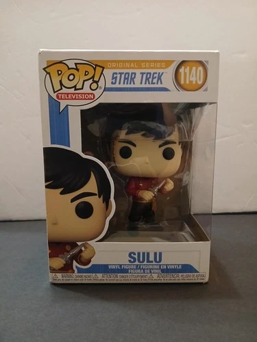 Funko Pop Television Star Trek Sulu Mirror Mirror 1140 Vinyl Figure Box Wear