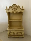 Vtg 60s Barbie Suzy Goose Armoire Hutch Dollhouse Furniture French Provincial