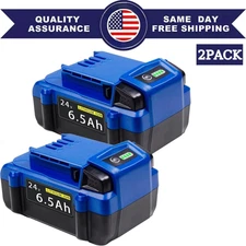 2PACK 24V 6.5Ah For Kobalt 24Volt Max Lithium Battery KB524-03 KB424-03 KB624-03