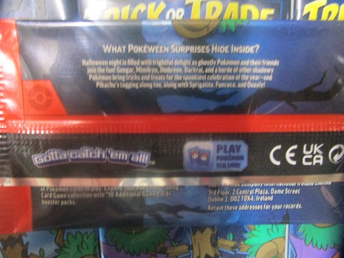 Pokemon 2024 Trick or Trade 12-3 Packs Gotta Catch'em All - Picture 2 of 2