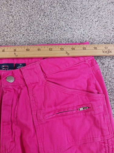 Jean denim femme Bugle Boy Juniors 13 rose capri coton mélangé - Photo 5/14