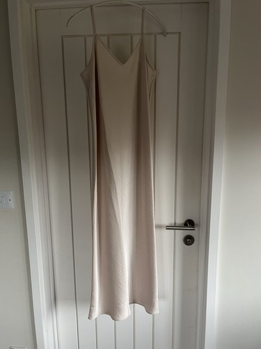 The White Company Wool Blend And Washed Satin Dress Size M - Picture 6 of 8