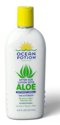 Ocean Potion After Sun Lotion Aloe Vera Hydrating Moisturizing Body Cream Gel