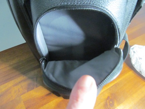 TUMI Alpha Bravo Black Embossed 15" Laptop Backpack, Leather Accents-$495.00-NWT - Picture 6 of 17