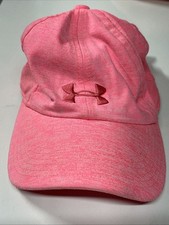 Under Armour Hat Youth Kids M 4-6 Years Adjustable Strap Back Baseball Cap Pink