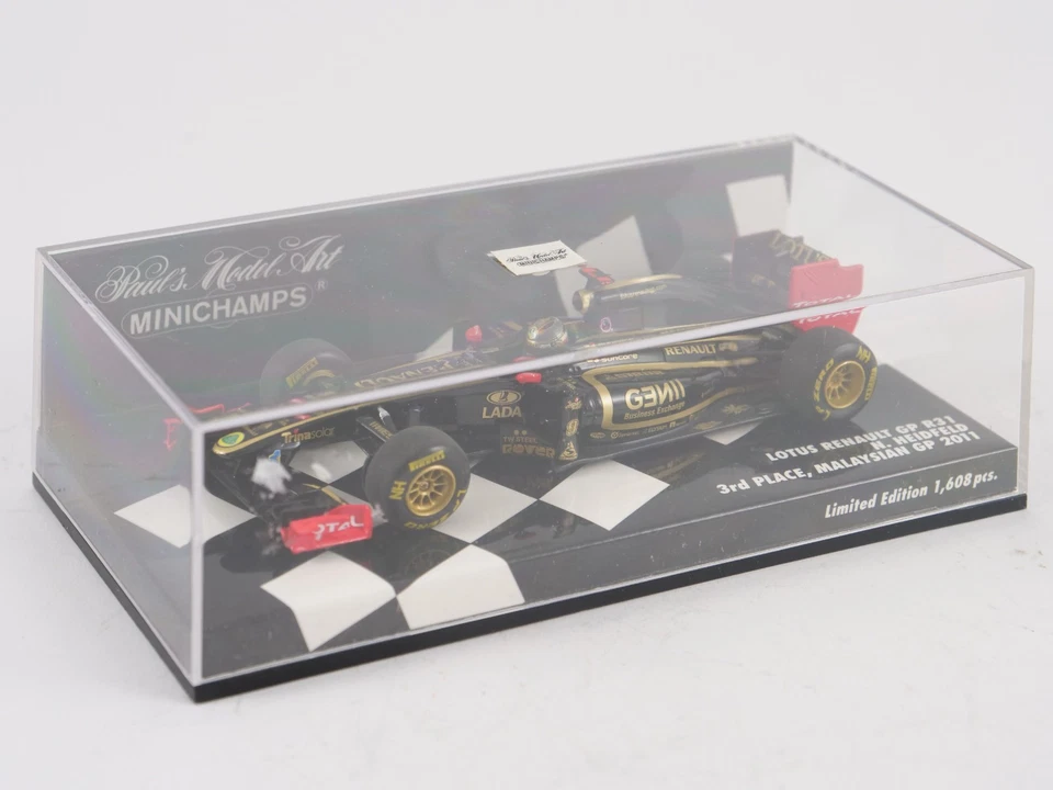 Minichamps 1/43 Lotus Renault GP R31 Heidfeld 3° Posto Malesia 2011 - Immagine 2 di 4