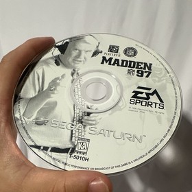 EA SPORTS Sega Saturn - Madden NFL 97 Football Game Disc w/ Jewel Case