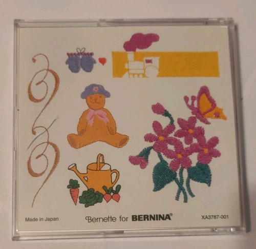 Studio Bernina Embroidery Card Collection 107 Sewing Flowers Gardening Animals - Picture 2 of 10