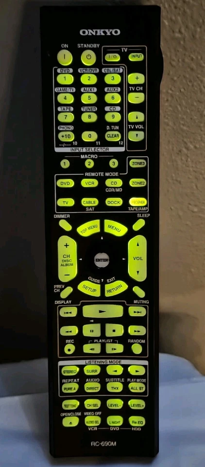 Пульт дистанционного управления Onkyo RC-690M для приемника TX-SR805 и TX-SR875 ( OEM) - Изображение 4 из 4