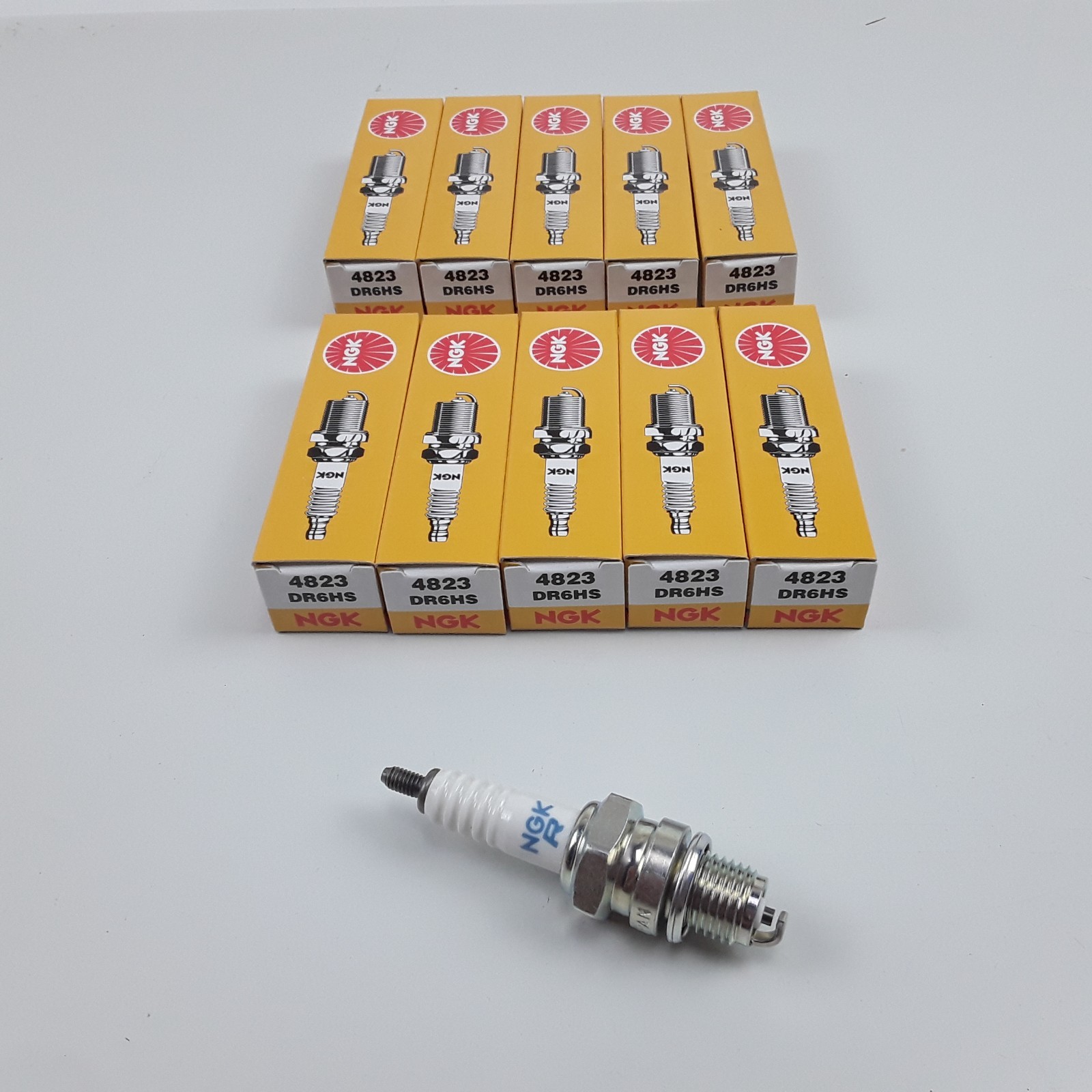 Set of 10 Spark Plug Fits Honda CL90 Scrambler 1967 ST90 1973 1974 1975 S90 1965
