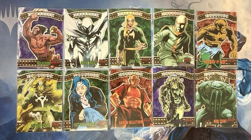 2023 Fleer Ultra Midnight Sons Hellfire Insert Complete Set 22 Cards #HF1-22 - Picture 2 of 2