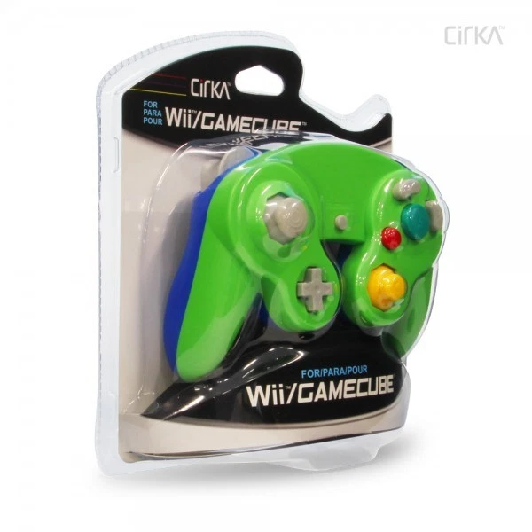 Nintendo Wii/GameCube CirKa controller (Green/Blue) - Image 2 of 4