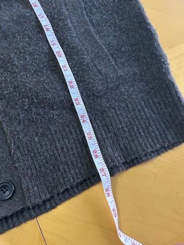 Mens Wool Blend Uniqlo Cardigan - Brown, Size Medium  - Picture 4 of 6