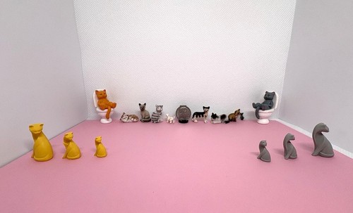 Puppenhaus Miniatur Katzen - Auswahl aus 1 von 15 alle verschiedene Formen & Größen - Bild 3 von 10