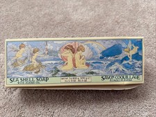 VTG Crabtree & Evelyn Jojoba Oil Sea Shell Soap Set of 3 - 3.5oz New In Box- B