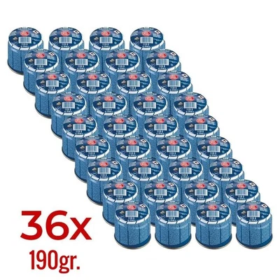 Cartuccia Butano 190 Gr Kemper 36x Ricarica Gas Campeggio Saldatore Stop System