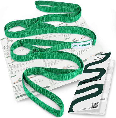 Correa elástica Correa de yoga para fisioterapia, 10 bucles correas de yoga para estiramiento - Imagen 1 de 7