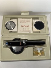 DYMO 1570 Deluxe Tapewriter Kit With Hard Case Tested Working