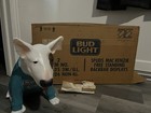 1987 Spuds Mackenzie Bud Light Beer Bar Lighting Lamp Dog Blow Mold Brand New!