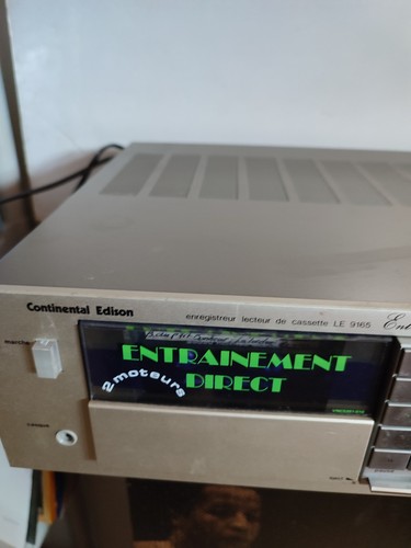 PLATINE STEREO LECTEUR CASSETTE CONTINENTAL EDISON LE 9165 2 MOTEUR FONCTIONNE - Bild 3 von 8