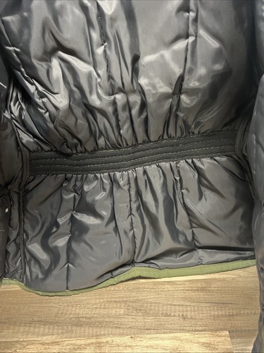 Vintage Walls Blizzard Pruf Herren Puffer Jacke Kaki Kunstfell Parka Gr. S USA - Bild 7 von 10