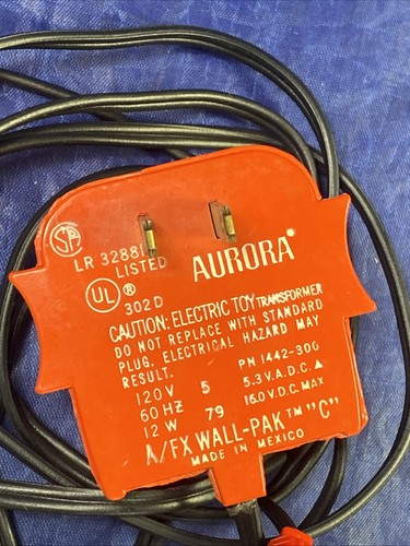 Aurora AFX Model Motoring HO Slot Car Power Supply A/FX Wall-Pak C Vintage - Picture 2 of 10