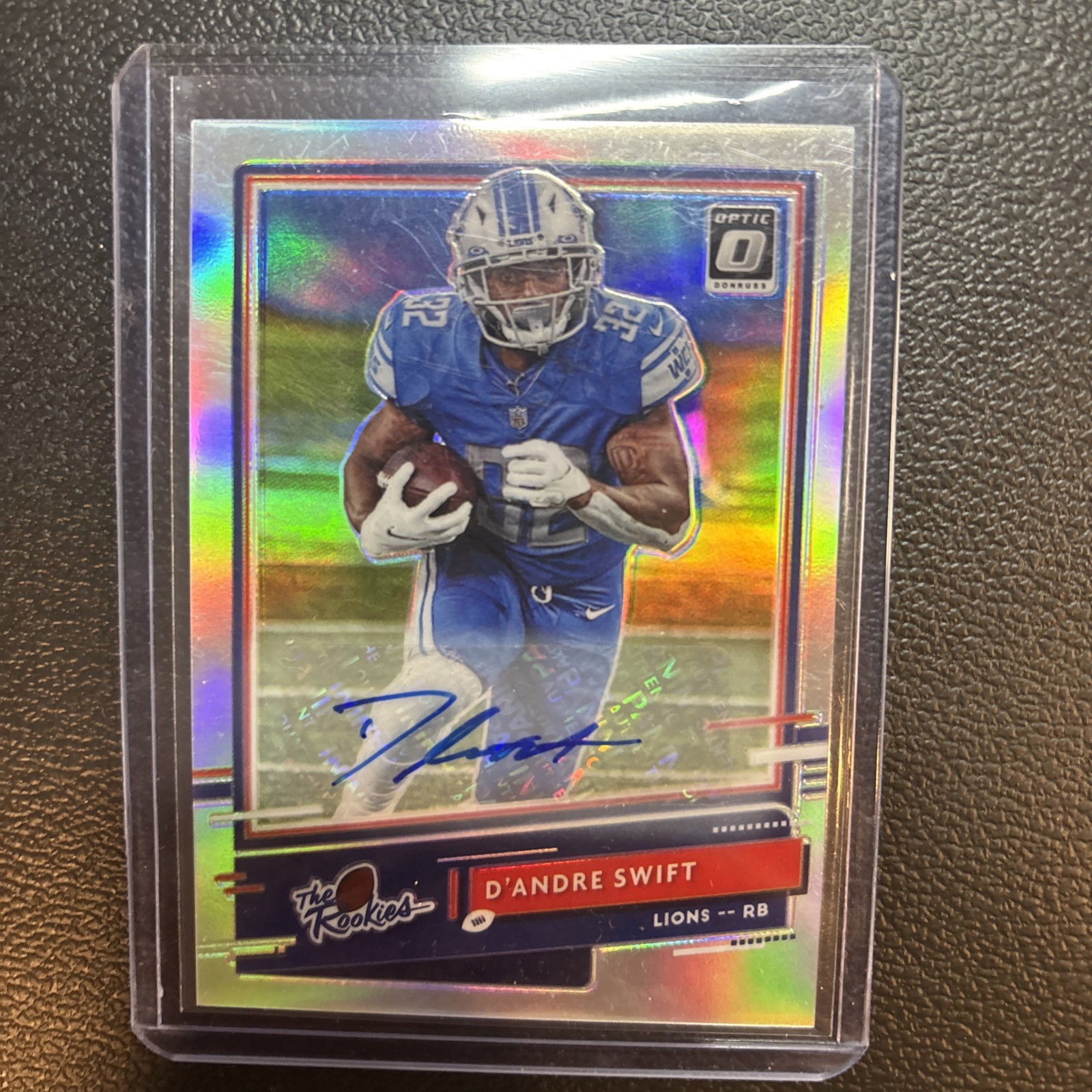 2020 Panini Donruss Optic - The Rookies D'Andre Swift #TR-DS Autographs /35  
