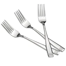 Stainless Steel Forks Set of 12, Kitchen Forks for Eating