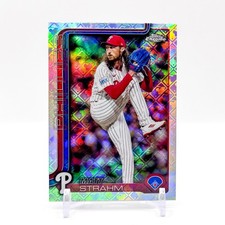 2025 Topps Chrome Natt Strahm Logofractor #178 - Phillies
