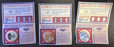 16 x American Oil - 1972 US Political Campaign Buttons