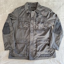 John Varvatos USA Star Field Jacket Mens Size XL4 Pocket Full Zip Gray Polyester