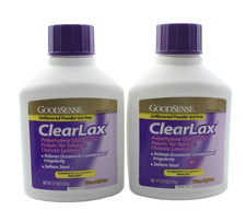 2x Polyethylene 3350 Laxative Powder Compare To MiraLAX 17.9oz Ea. - EXP: 09/27