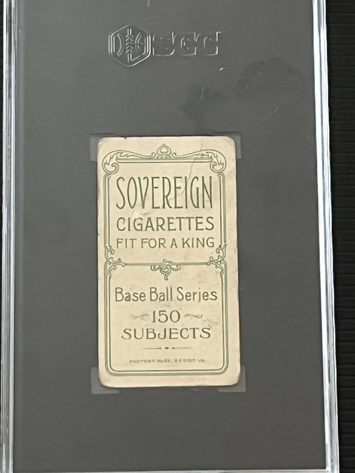 1909 - 11 T206 Sovereign 350 克利夫兰裸手表演 Cy Young SGC 正品 — 第 2/2 张图片