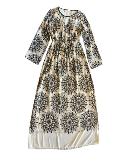 Chelsea & Violet Women’s Small Boho Maxi Dress Long Gown Hippie Flower Child