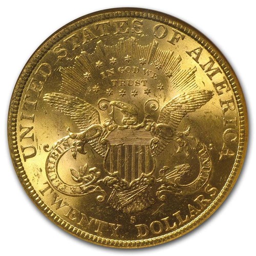 $20 Liberty Gold Double Eagle MS-62 NGC (Random) - Picture 3 of 3