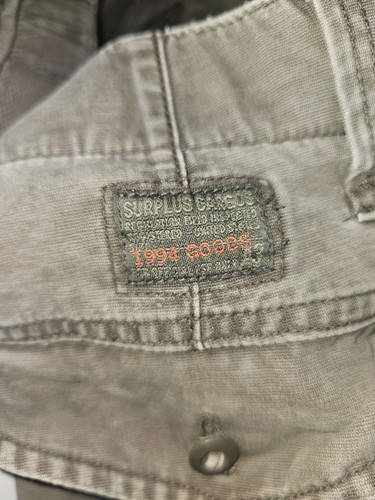 Old Navy Surplus Co Cargohose Herren 34x28 olivgrün Army Utility Military Y2K - Bild 4 von 7