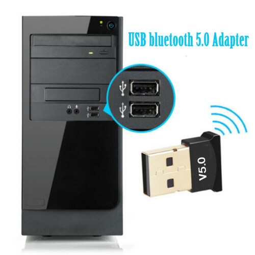 Mini Adaptador usb Bluetooth V5.0 23 Mbps para PC Dongle Inalámbrico Tablets - Photo 3/10