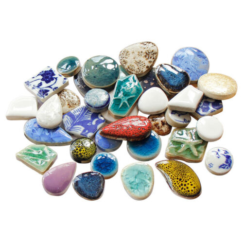Toppa piastrelle mosaico ceramica 100 g sfondo ceramica artigianato fai da te decorazione accessorio - Foto 4 di 34