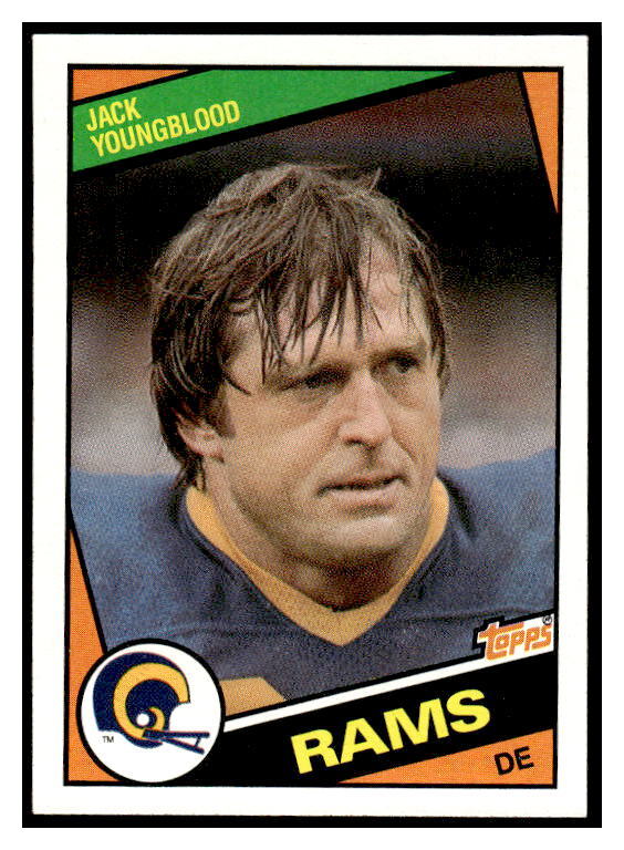 1984 Topps #287 Jack Youngblood Los Angeles Rams Excellent