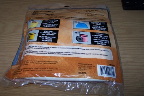 Nuevo paquete de 3 bolsas de polvo estándar Vacmaster profesional de 4-5 galones se adapta a la mayoría de las tiendas V - Imagen 4 de 4