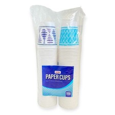 Small Disposable Paper Cups 5 oz. 100 Count NEW Bathroom Bath Rinse MADE IN USA