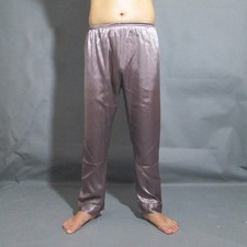 Mens Silk Satin Pajamas Pyjamas Loose Lounge Pants Sleep Bottoms Pajama Pant