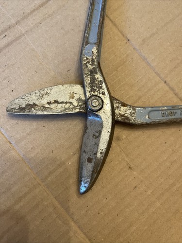 De colección J. Wiss & Son's Acero Forjado 12 1/2" Estaño Cortes Newark Nueva Jersey EE. UU. - Imagen 9 de 11