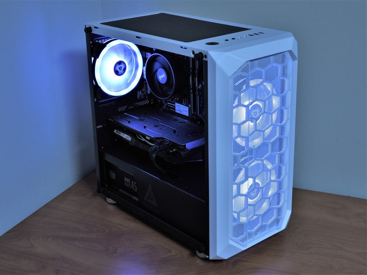 NEW Custom Gaming PC - RTX 4060 - Ryzen 5600X - 32GB+2TB SSD 