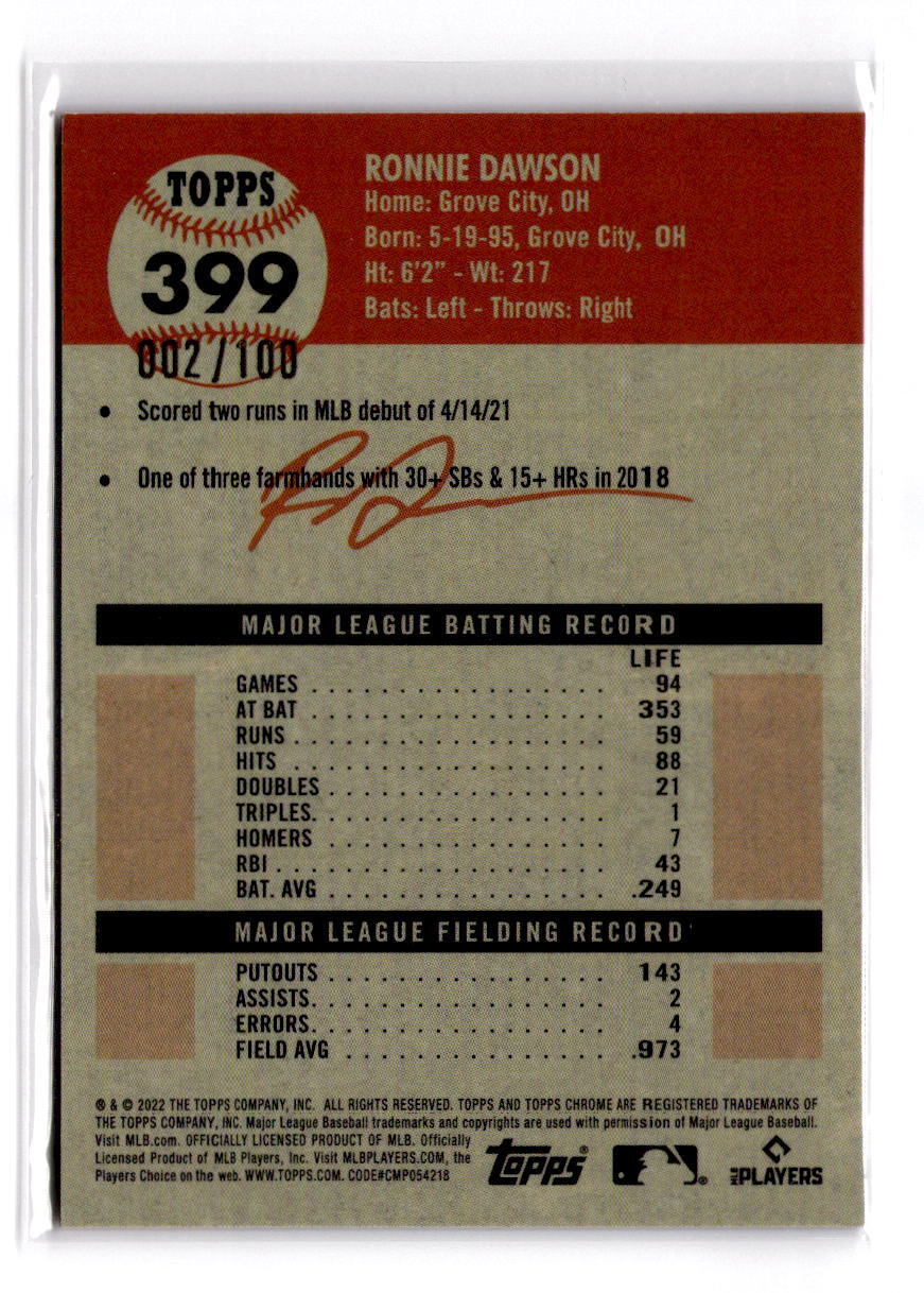 2022 Topps Chrome Platinum (NUMBERED PARLLELS) Buy 3 Get 1 "You Pick" 251-500 - Picture 211 of 359